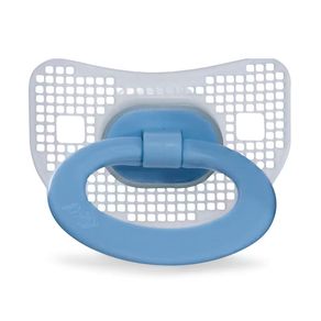 Chupeta Lolly Kinday Net Sil 6+ Meses Azul 1 Unidade