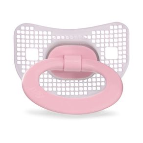 Chupeta Lolly Kinday Net Sil 6+ Meses Rosa 1 Unidade