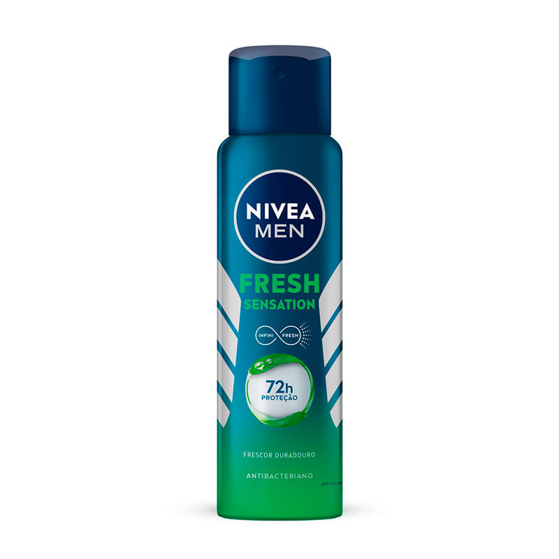 Desodorante Antitranspirante Aerosol Nivea Men Fresh Sensation 150ml