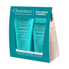 Kit Gel de Limpeza profunda Avène Cleanance 150g + Gel de Limpeza profunda Avène Cleanance 40g