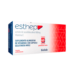 Suplemento Alimentar Esthep 800mg 60 Cápsulas Gelatinosas Moles