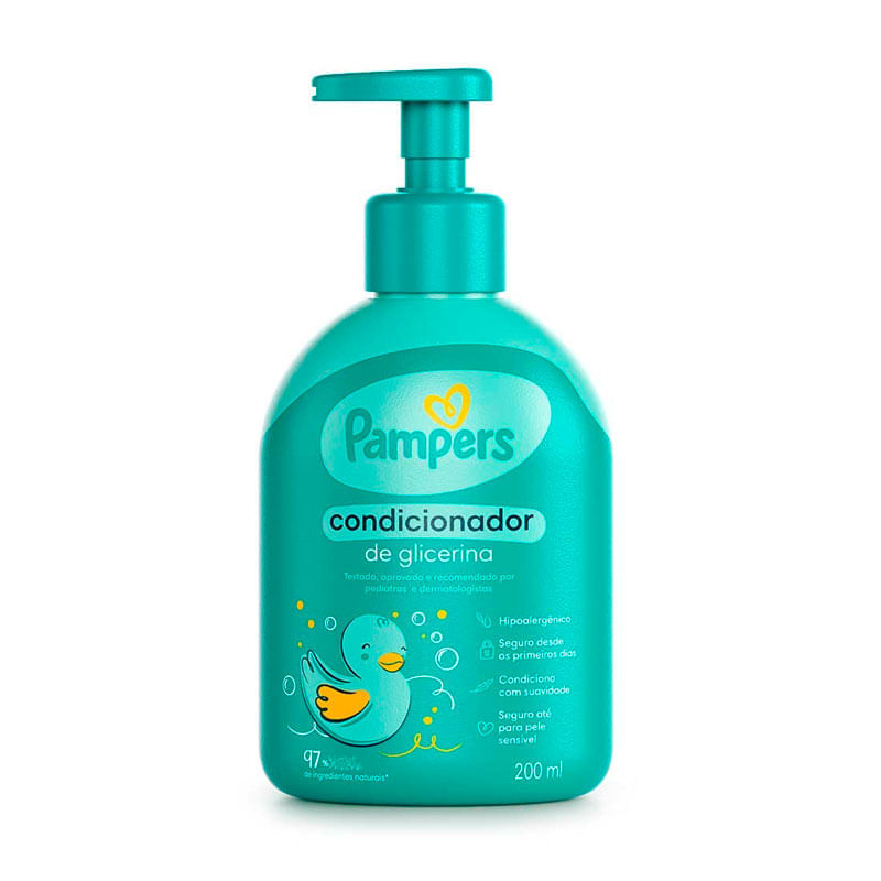 Condicionador de Glicerina Pampers 200ml