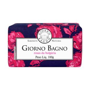 Sabonete Natural em Barra Giorno Bagno Rosas da Bulgária 180g