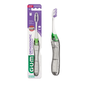 Escova Dental G.U.M Orthodontic Travel 1 Unidade