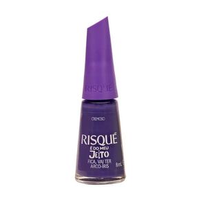 Esmalte Risqué Cremoso É do Meu Jeito Fica, Vai Ter Arco-Íris 8ml