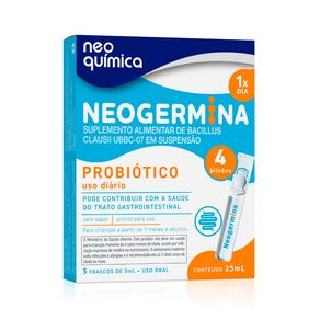 Suplemento Alimentar Probiótico Neogermina 4BI 5 Frascos 5ml