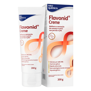 Creme Hidratante para Pés e Pernas Cansadas Flavonid Creme 200g