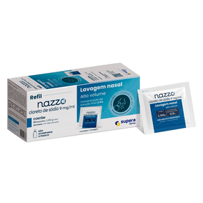 Refil Nazzo Alto Volume 0,9% Pó Para Solução Nasal 30 Envelopes