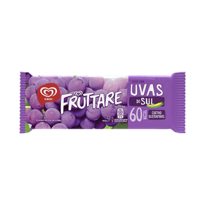 Sorvete Picolé Kibon Fruttare Sabor Uva do Sul 59g