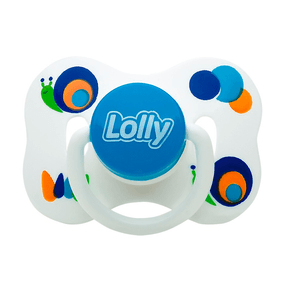 Chupeta Lolly Zoo Bico Ortodôntico Tamanho 2 Azul
