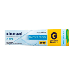 Cetoconazol 20mg/g Cimed Creme 30g