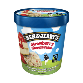 Sorvete Ben&Jerry's Strawberry Cheesecake 458ml
