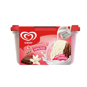 Sorvete Kibon Cremosíssimo Napolitano 1,5L