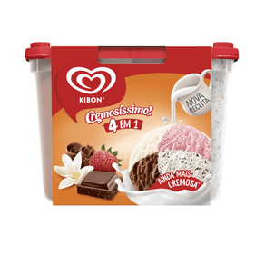 Sorvete Kibon Cremosíssimo 4 em 1 2L