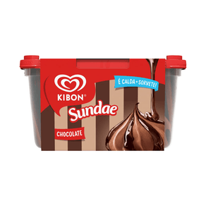 Sorvete Kibon Sundae Chocolate Pote 1,4L