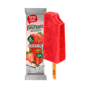 Sorvete Picolé Kibon Fruttare Muita Fruta Morango 75g