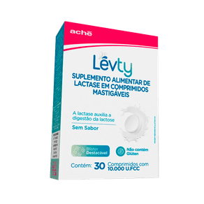 Suplemento Alimentar Levty 30 Comprimidos Mastigáveis