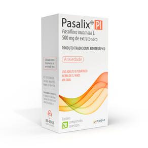Pasalix PI 500mg 20 Comprimidos Revestidos