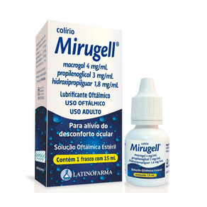 Mirugell Solução Oftálmica Estéril 15ml