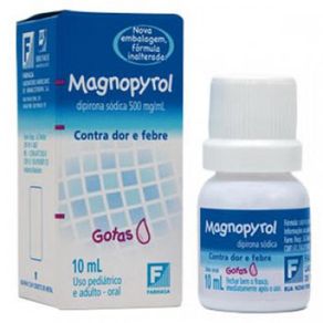 Magnopyrol 500mg solução oral frasco gotejador com 10ml
