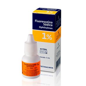 Fluoresceina Sodica 1% Solução Oftálmica 5ml
