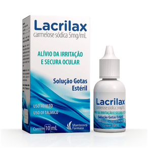 Lacrilax 5mg/ml Solução Oftálmica Estéril 10ml