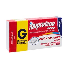Ibuprofeno 400mg Neo Química 10 Comprimidos
