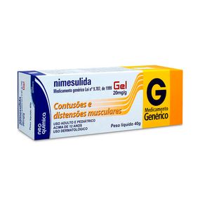 Nimesulida 20mg/g Neo Química Gel 40g