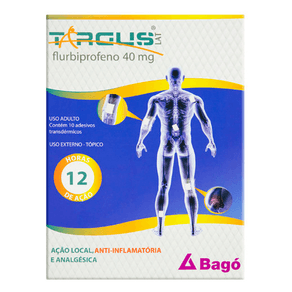 Targus Lat 40mg 10 Adesivos Transdérmicos
