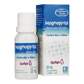 Magnopyrol 500mg solução oral frasco gotejador com 20ml