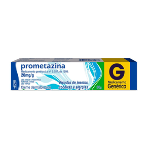 Cloridrato Prometazina 20mg/g Teuto Creme Dermatológico 30g
