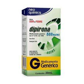 Dipirona 500mg Neo Química Solução Oral 20ml