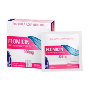 Flomicin 200mg 4 Sachês 1g Cada
