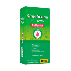 Simeticona 75mg/ml Cimed Emulsão Oral Gotas Sabor Cereja 15ml
