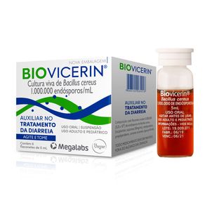 Biovicerin Suspensão Oral 6 Flaconetes de 5ml Cada