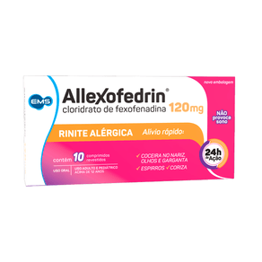 Allexofedrin 120mg 10 Comprimidos Revestidos