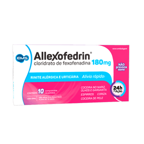 Allexofedrin 180mg 10 Comprimidos Revestidos