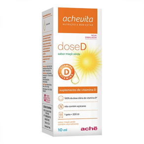 DoseD 200ui solução oral frasco com 10ml sabor maçã verde