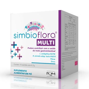 Suplemento Alimentar SimbioFlora Multi 15 Sachês Com 6,7g Cada
