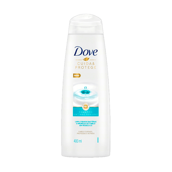 Shampoo Antibacteriano Dove Cuida e Protege 400ml