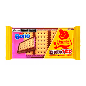 Chocolate Garoto Chocotrio Bono Morango 90g