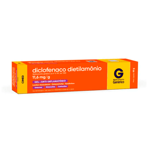 Diclofenaco Dietilamônio 11,6mg/g Cimed Gel 60g