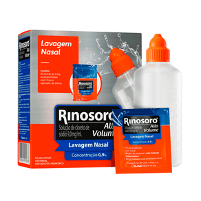 Rinosoro Alto Volume 30 Sachês + Frasco Aplicador 240ml