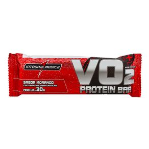 Barra Proteina VO2 Protein Bar Integralmédica Morango 30g