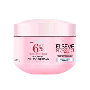 Máscara de Tratamento Antiporosidade Elseve Glycolic Gloss 300g