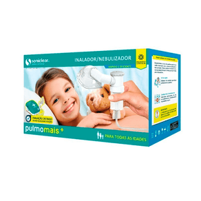 Aparelho Inalador Nebulizador Soniclear Pneumático Pulmomais