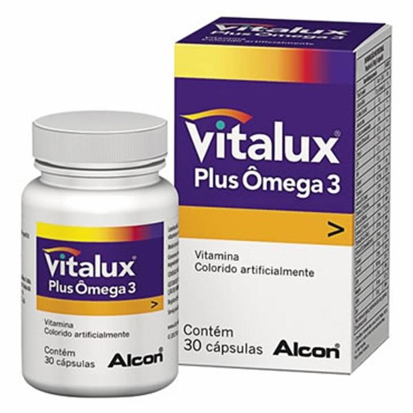 Vitalux Plus Ômega 3 30 comprimidos