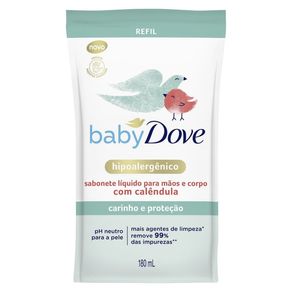 Refil Sabonete Líquido Baby Dove Hidratação Sensível 180ml