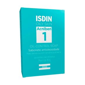 Sabonete em Barra Isdin Acniben Oil Control Soap 80g