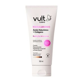 Creme Desodorante Hidratante Corporal Vult Corpo Hidraluronic Nutrição Intensiva 150ml